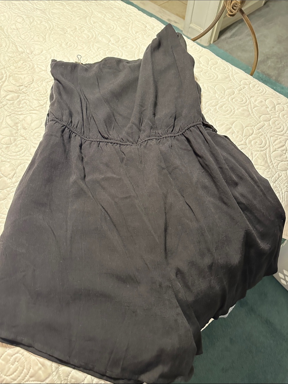Classic Black Strapless Women’s Dress